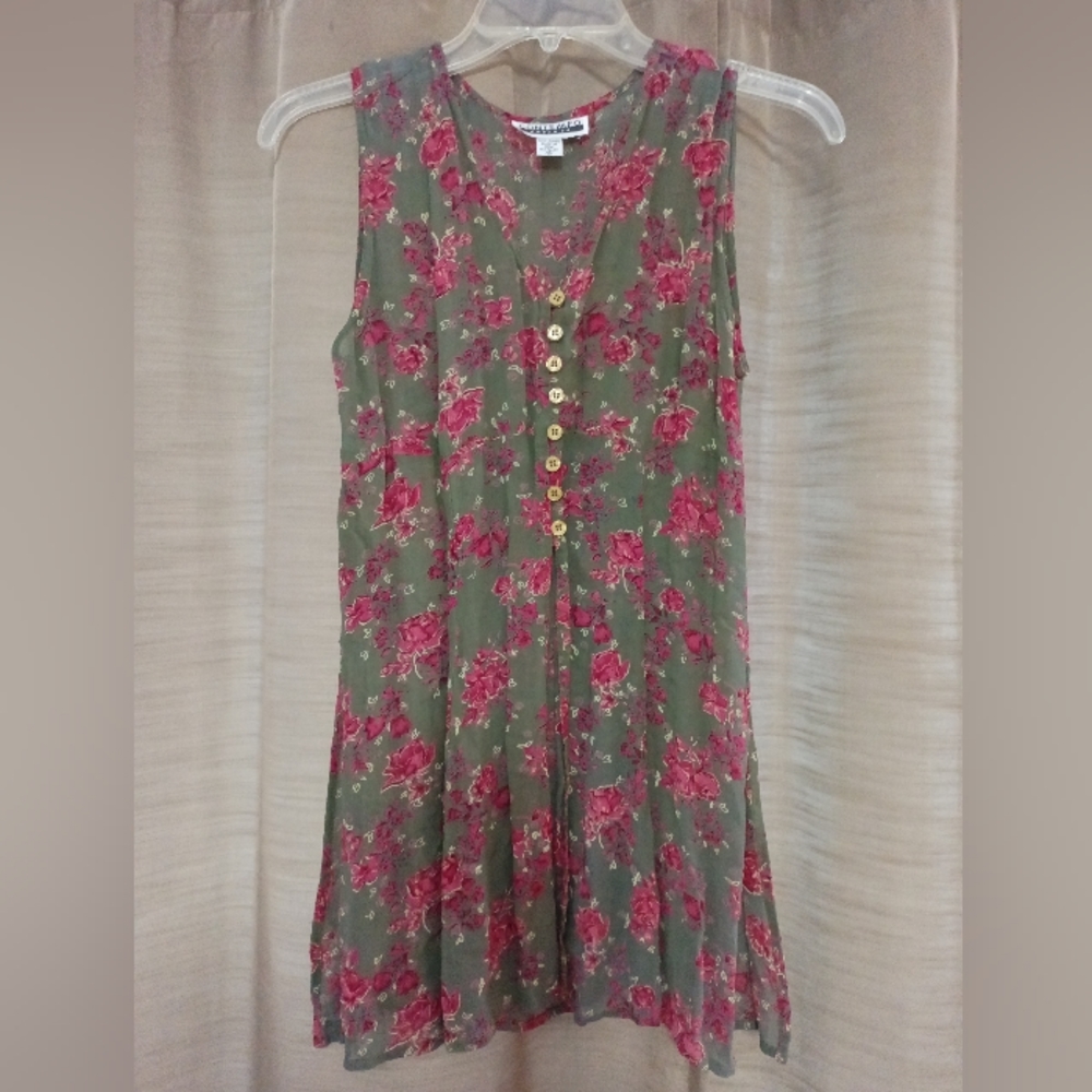 Vtg. Contempo Casuals Blouse Small